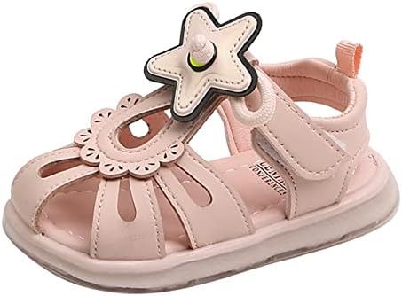 Бебе сандали модни рамни меки чевли за одење меко дно Бебе Сандали за одење на деца од мали чевли со балет