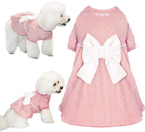 Облека за кучиња Топкинс, Денот на вinesубените, куче принцеза, фустан за одмор на кучиња, фустан за роденденско