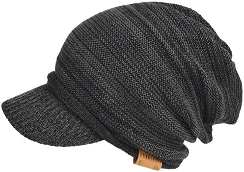 Машка женска густа руно наречена плетена вести капаче, капа на гравче со визир
