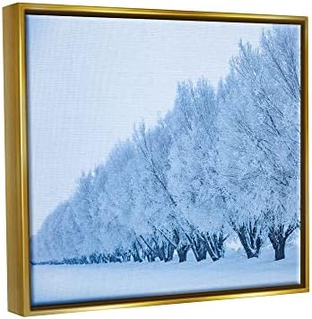 СТУПЕЛ ИНДУСТРИИ Зимска дрво Гроув Снег покриени со гранки Фотографија, Дизајн на Стив Смит