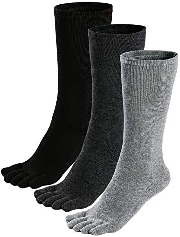 Чорапи за пети „Хеломама“ памук Атлетик за трчање со пет чорапи со прсти за компресија Чорапи за пешачење 5