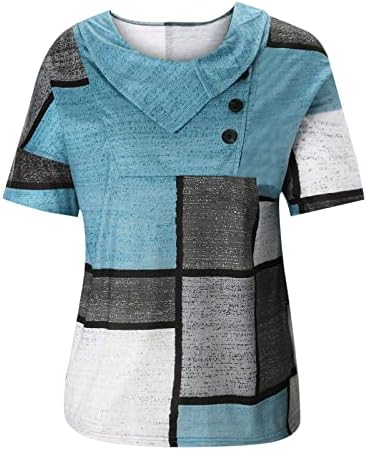 2023 Облека Краток ракав Графички бранч лабава вклопена опуштена фитла кошула за блуза за жени есен лето врвен PR PR