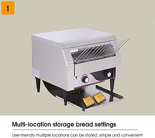 1340/2240/2640W комерцијален транспортер тостер, мултифункционални тостери од не'рѓосувачки челик, печка