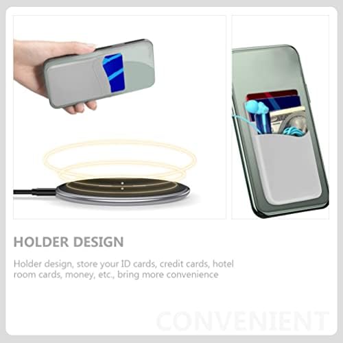 Sosoport Pocket Pallet Hard Case Case 5pcs Мобилен телефон џеб самостојно лепење на држачот на телефонот