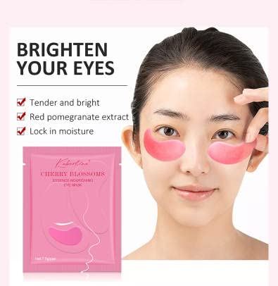 10 пакувања природна органска маска за очи за очите Негување поправка на лепенка маска навлажнувачки кристал хидрогел
