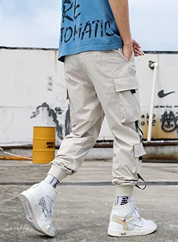 Улична облека хип хоп панталони карго панталони џогери случајни активни спортски џемпери за мажи двојки жени