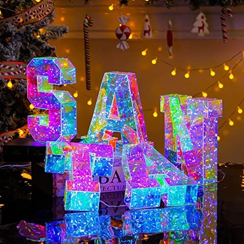 Денот на вineубените 100 ламби мониста креативни LED светлосни лежични броеви за азбуки Декоративни светла, предводени