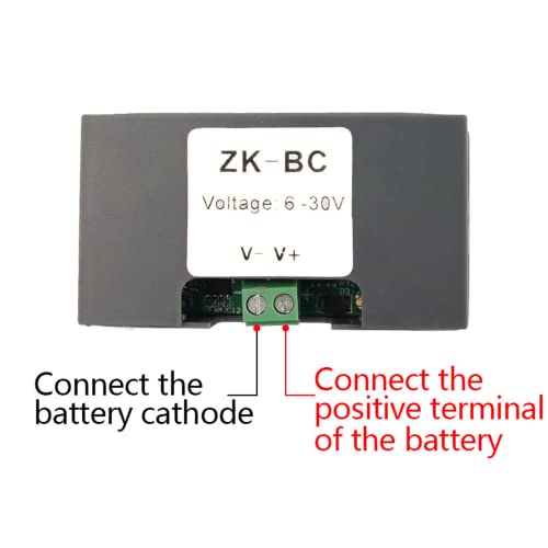 Мерач на напон на капацитет на батеријата, LCD дисплеј 12V24V поддршка литиум батерија USB поддршка со повеќе
