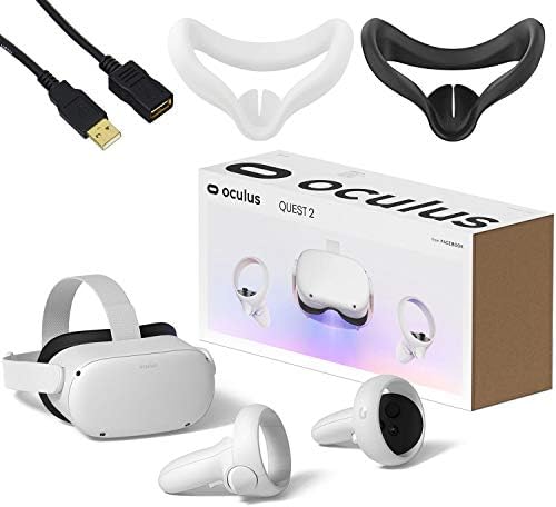 Окулус потрага 2-256 GB Видео-Бела напредна слушалка за виртуелна реалност-3Д кино-звук-За семејниот одмор