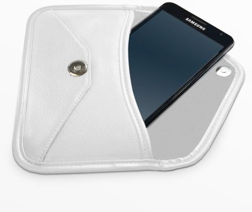 Case Boxwave Case компатибилен со Samsung Galaxy S9 Plus - Елитна торбичка за кожен месинџер, синтетички кожен покритие