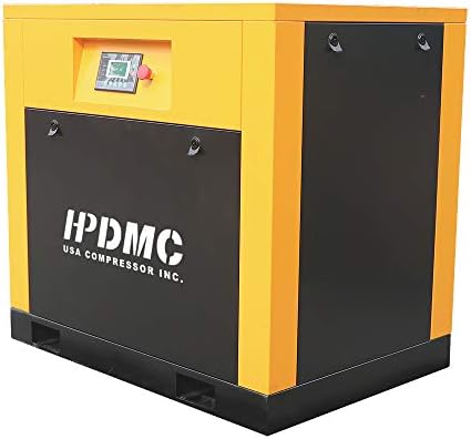 HPDMC 20HP променлива брзина 208-230V / 3 фаза / 81CFM MAX@150PSI Вграден сепаратор на нафта Енергетски