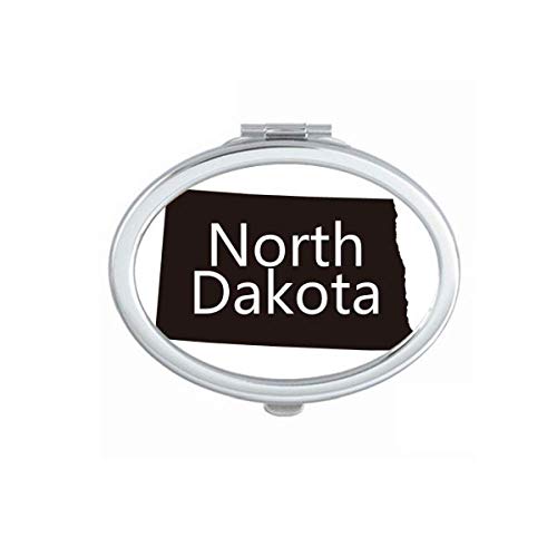 Северна Дакота Америка во САД, во пресрет на мапата Преносна преклопна рака шминка двојни странични очила