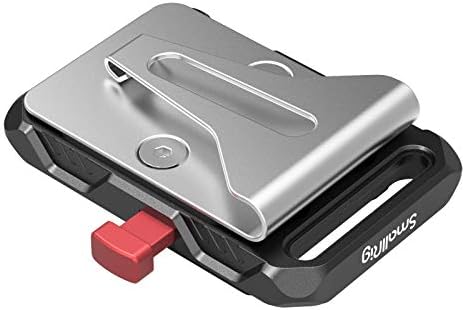 SmallRig Mini V Mount Battery Plate, V -Lock Plate Plate Plate со клип за ремен за напојување на фотоапаратот