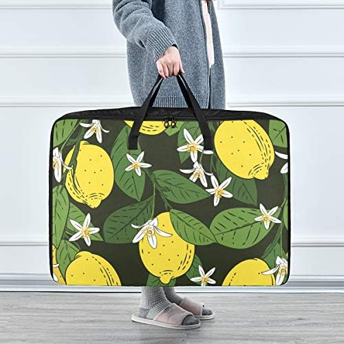 Подлога Торба За Складирање Со Голем Капацитет-Летно Овошје Лимон Портокалова Јорган Облека Организатор Декорација