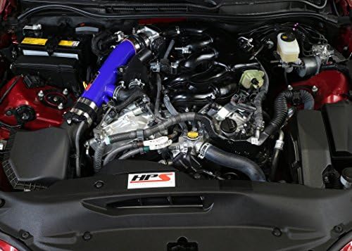 HPS перформанси Сина цевка за внес на воздух компатибилна за 2014-2015 Lexus IS250 2.5L V6 F-Sport, 27-559BL