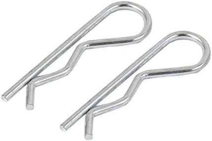 Aexit 1,6 mm x Pins 28mm Hitch Clip Clip Spring Cotter Tractor Pins Прицврстувач за прицврстувачи на иглички 40