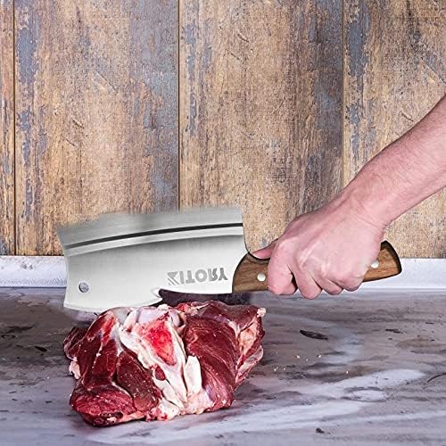 Kititor Meat Cleaver qqhz + 7 инчи месарник нож за нож фалсификувани кујнски нож ZF01