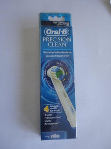 Орална Б прецизност чиста електрична четка за заби за замена на четки за заби - 4 pk