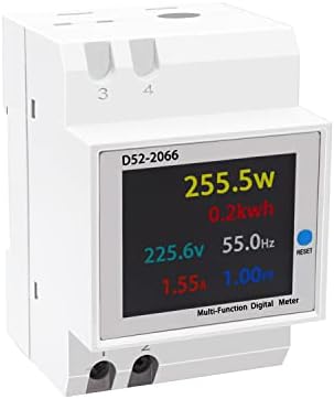 Инструмент за мерење на дигиталниот напон SMSEACE, монитор за употреба на електрична енергија од единечен