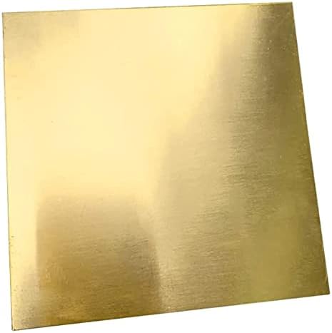 Либер осветлување метална бакарна фолија чист бакарен лист фолија од месинг 100x100mm дебелина 1,5мм за метални